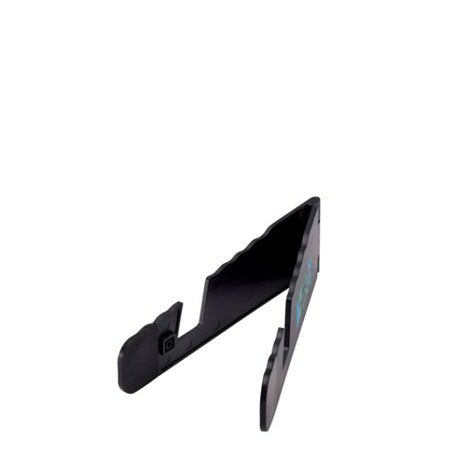Supporto pieghevole in plastica riciclata per smartphone e tablet