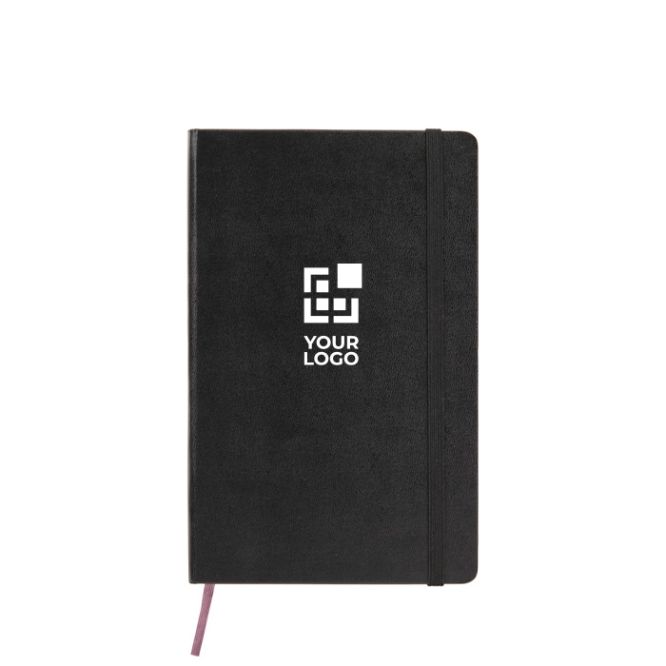Taccuino grande in carta effetto pelle Moleskine Classic a quadretti