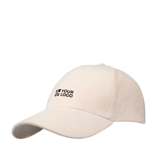 Cappellino versatile in velluto riciclato a 6 pannelli 280 g/m2