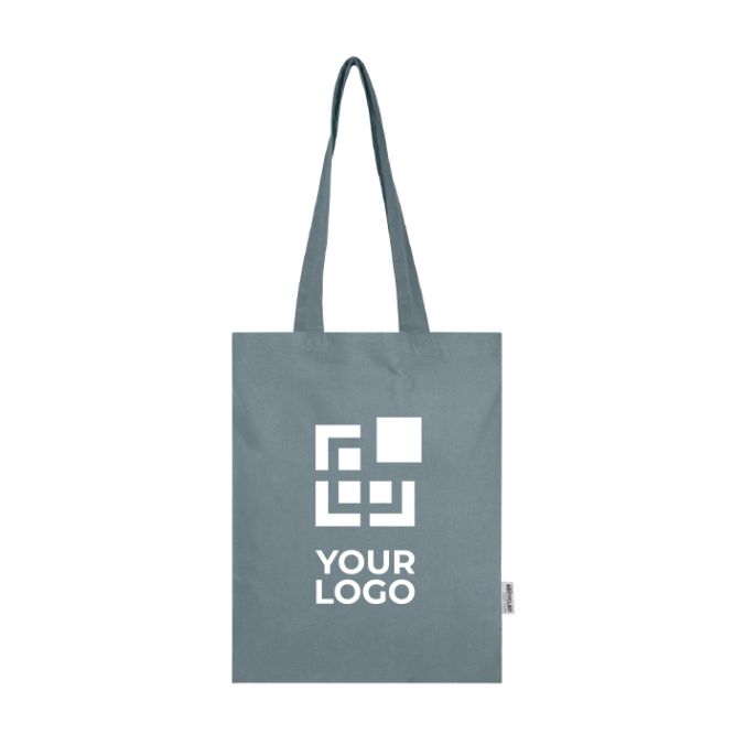 Tote bag in cotone riciclato e RPET 7L 140 g/m2
