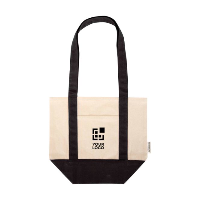 Borsa tote in cotone riciclato con certificazione GRS 320g/m²