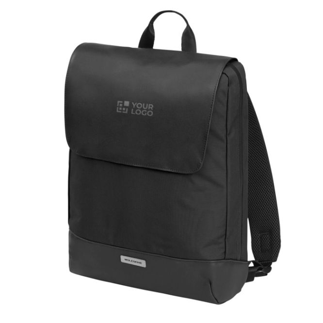 Zaino sottile con chiusura magnetica e zip Moleskine Metro Slim 15