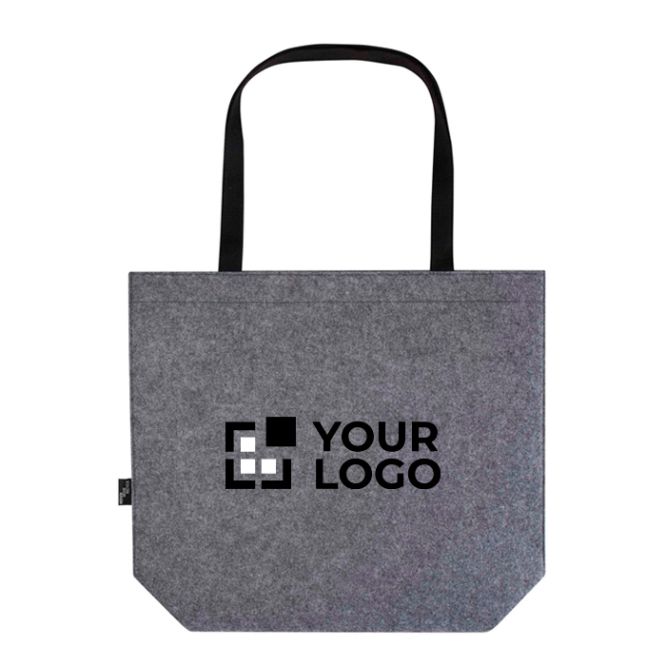 Shopper personalizzabile in feltro riciclato di alta qualità da 20L