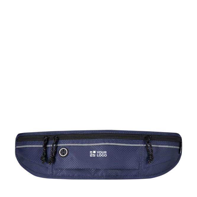 Marsupio per running con tasche multiple ed elementi riflettenti