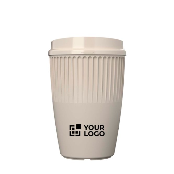 Bicchiere riutilizzabile in plastica riciclata a parete singola 350 ml