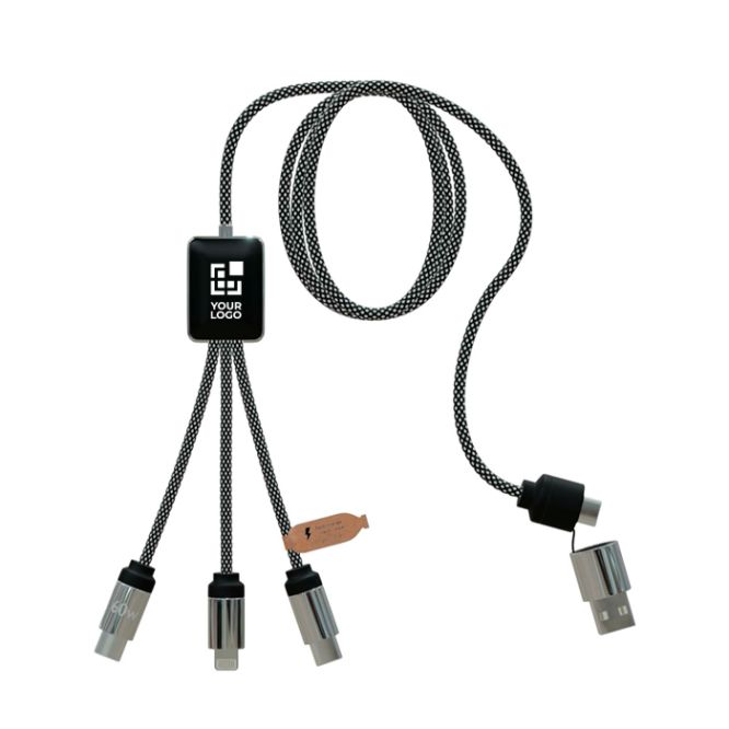Cavo di ricarica 3 in 1 con loghi luminosi SCX.design