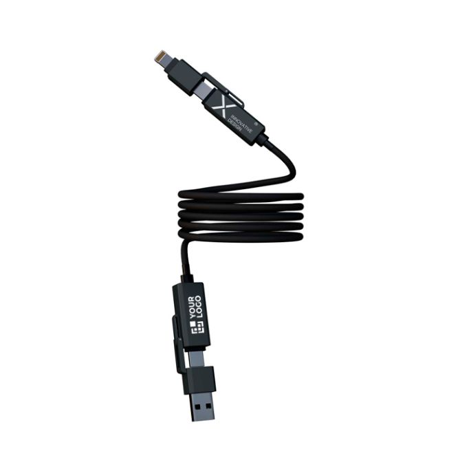 Cavo di ricarica magnetico ultra rapido a doppio ingresso 100W SCX.design