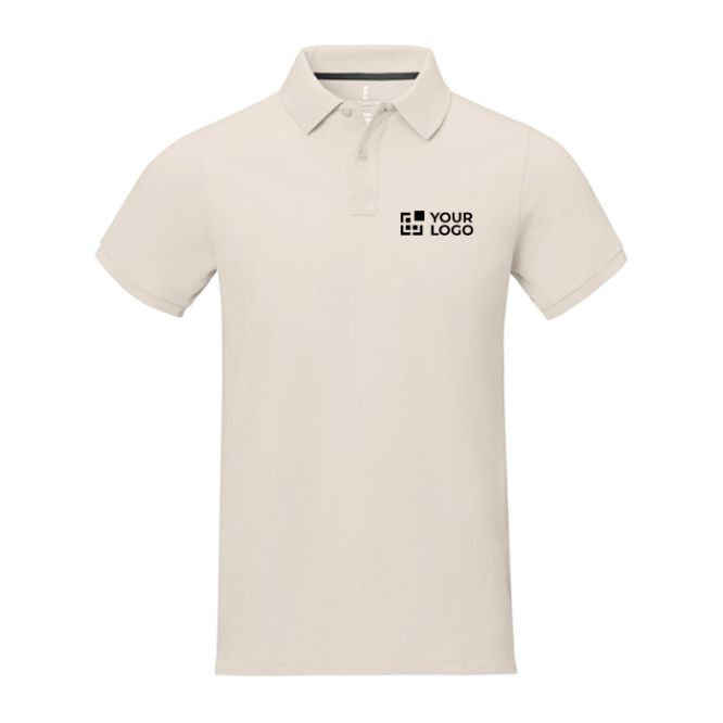 Polo a manica corta uomo in cotone piqué 200 g/m² Elevate Life 