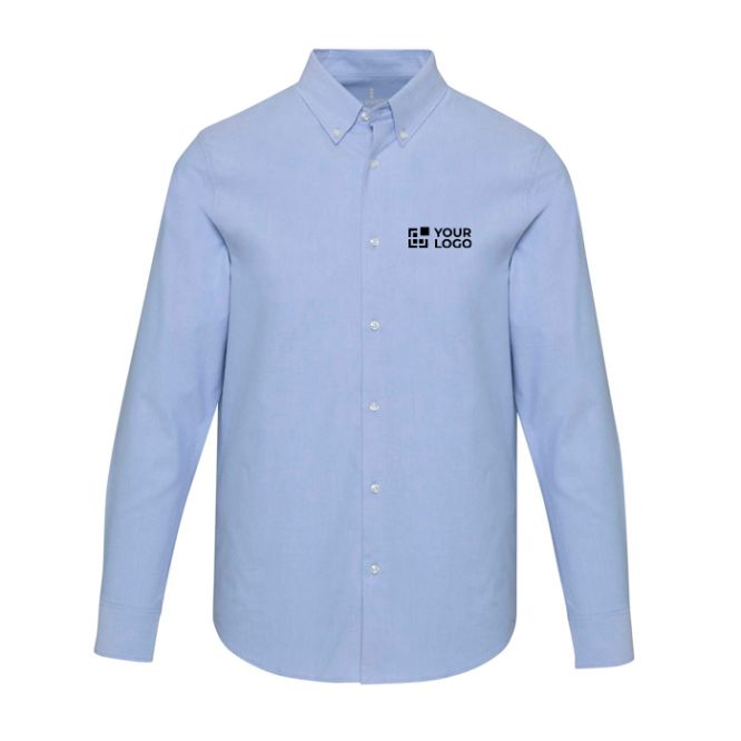 Camicia oxford uomo manica lunga colletto abbottonato Elevate