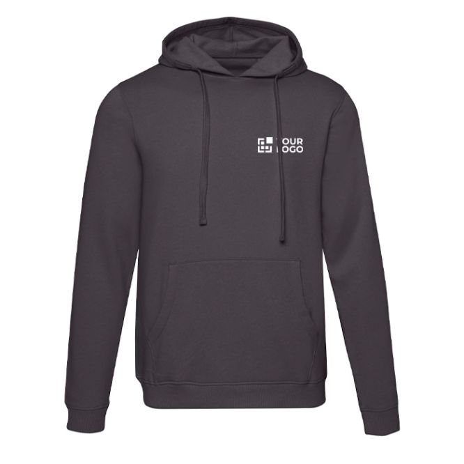 Felpa unisex con cappuccio e interno garzato 280 g/m2 Elevate