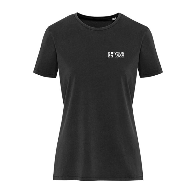T-shirt da donna a maniche corte in cotone ring-spun 160 g/m2 Elevate