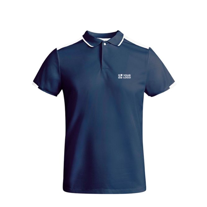 Polo sportiva per bambini in poliestere manica corta 140g/m² Roly 