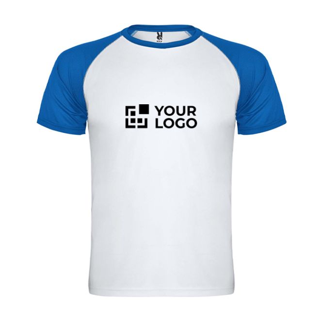 T-shirt sportiva bambino maniche corte 140g/m2 Roly Indianápolis 