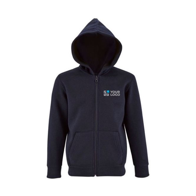 Felpe con zip personalizzate e cappuccio per bambini