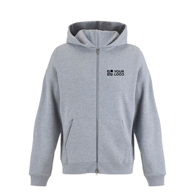 Felpa unisex in cotone con cappuccio e zip 450 g/m² SOL'S LEGACY