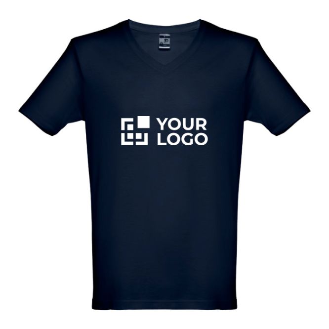 T shirt da stampare con logo vista area di stampa