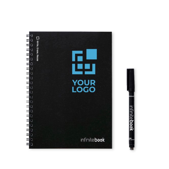 Block notes A5 15 pagine a righe riutilizzabili e copertina flessibile