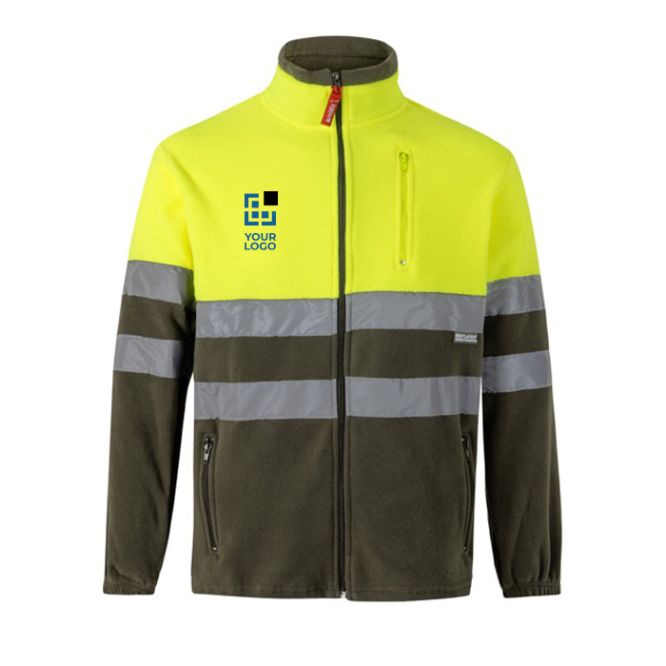 Giacca softshell riflettente in poliestere ed elastan 280 g/m2 Velilla 
