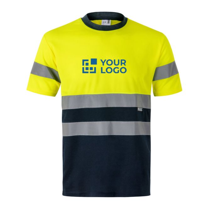 T-shirt tecnica da lavoro alta visibilità poliestere 140 g/m2 Velilla 