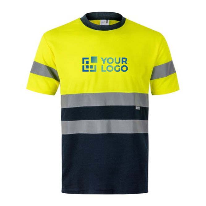 T-shirt tecnica da lavoro extra large alta visibilità 140 g/m2 Velilla 