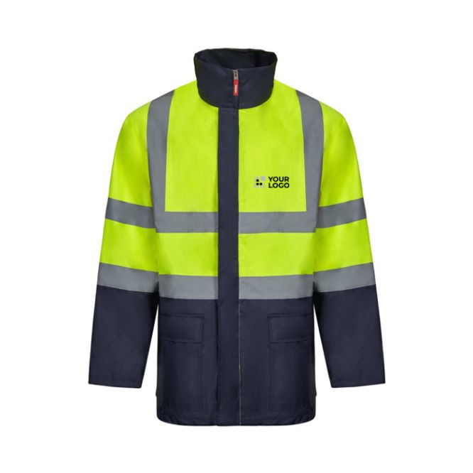 Parka da lavoro bicolore 4 in 1 in poliestere da 180 g/m2 Velilla 