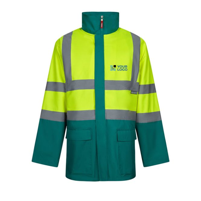 Parka da lavoro 4 in 1 in poliestere rivestito in PU 180 g/m2 Velilla 
