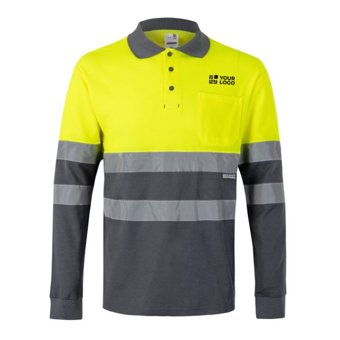 Polo piqué extragrande in cotone e poliestere 150 g/m2 Velilla 