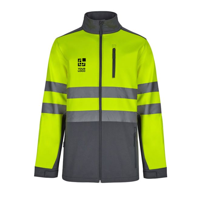 Giacca lavoro softshell extragrande con fodera in pile 280g/m2 Velilla 