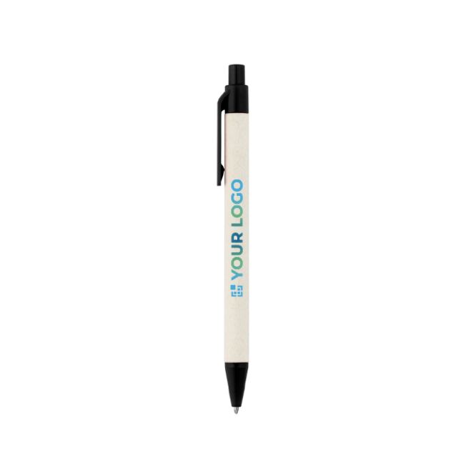 Penna in alluminio riciclato da cartoni del latte inchiostro blu