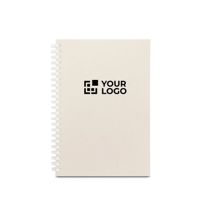 Taccuino A5 in carta riciclata con copertina flessibile a righe