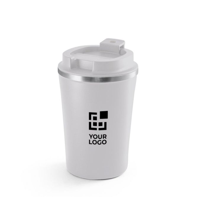 Bicchiere da viaggio in acciaio inox con interno in ceramica 470 ml
