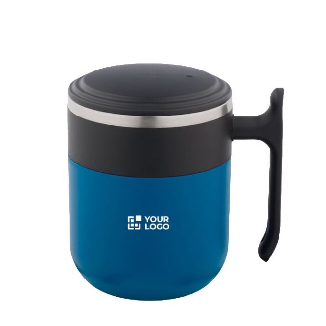 Tazza da viaggio a doppia parete con finitura opaca e base antiscivolo 400 ml
