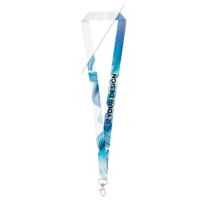 Lanyard in RPET prodotto nell’UE con moschettone a grilletto