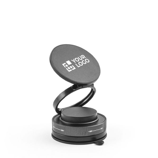 Supporto magnetico per cellulare con rotazione a 360° e fissaggio a vuoto