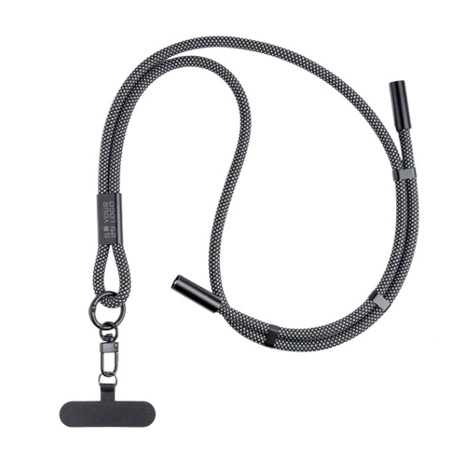 Lanyard plastica e nylon ricarica e passanti regolabili per cellulare