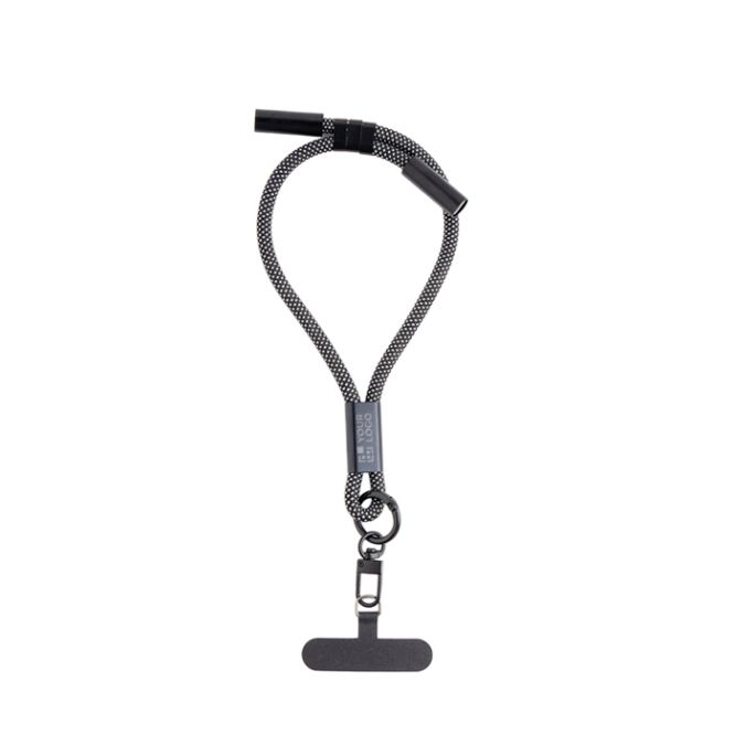 Lanyard da polso in PVC e nylon con ricarica rapida USB-C per cellulare