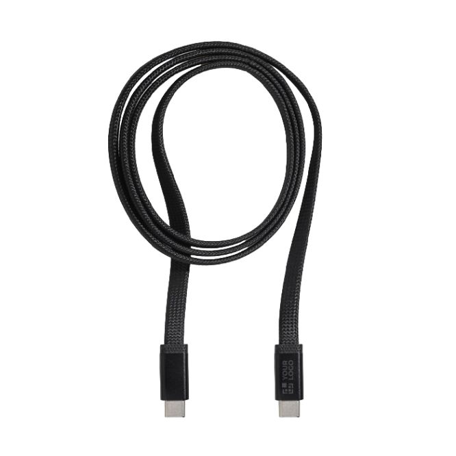 Cavo USB-C piatto da 1 m anti-groviglio ideale per la ricarica rapida da 60 W