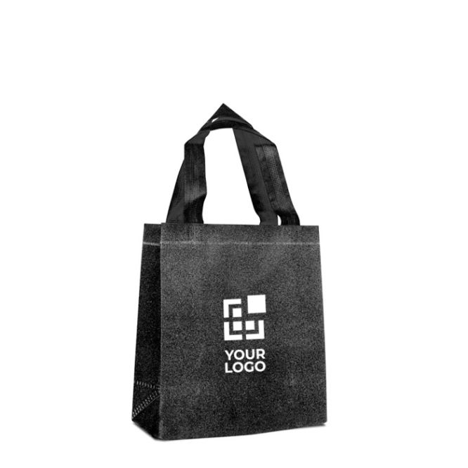 Borsa regalo in tessuto non tessuto laminato brillante da 130g/m²