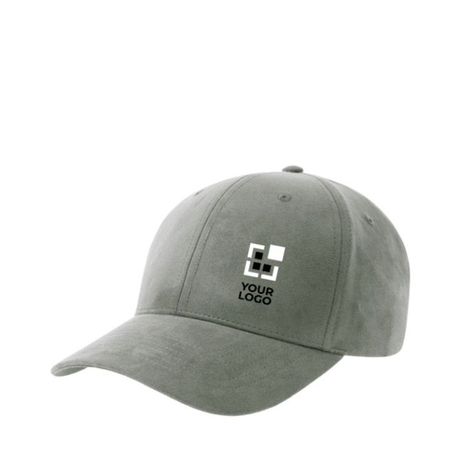 Cappello in poliestere riciclato effetto velluto 6 pannelli 135 g/m2