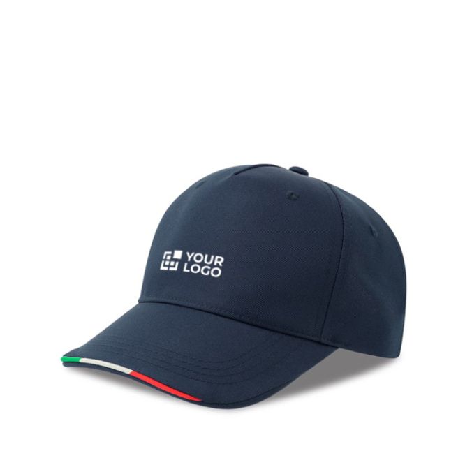 Cappellino da baseball in poliestere riciclato da 220 g/m2