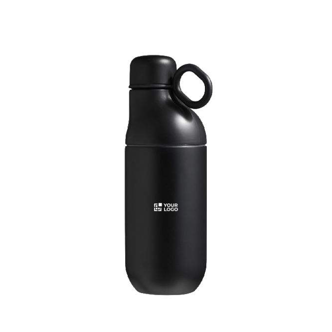 Borraccia termica in acciaio inox riciclato trasformabile in bicchiere 500ml