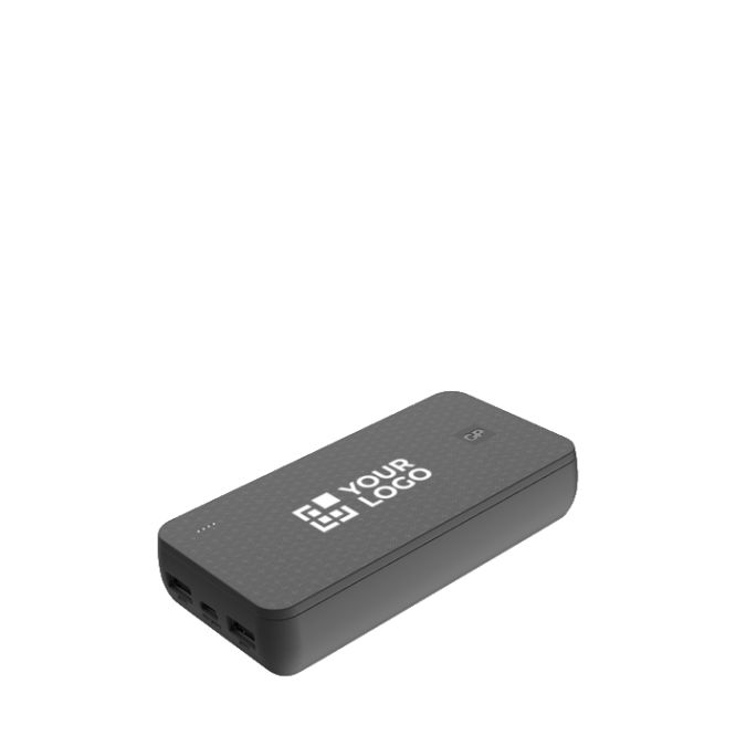Power bank da 20000mAh con 3 ricariche simultanee e porte USB-A e USB-C
