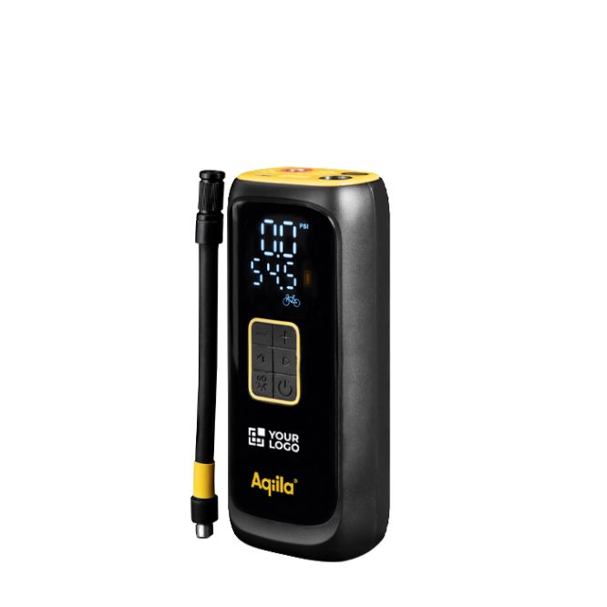 Compressore portatile a gonfiaggio rapido con torcia e powerbank da 4000mAh