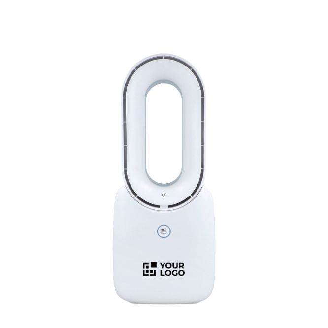 Ventilatore portatile senza pale con luce LED a 6 colori e 4 velocità