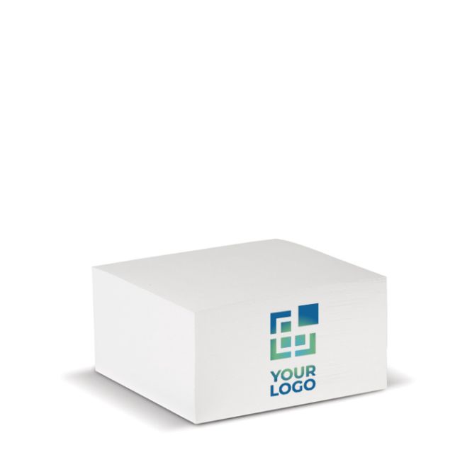 Cubo post-it con 420 foglietti lisci certificati FSC 10x10x5cm 90g/m2