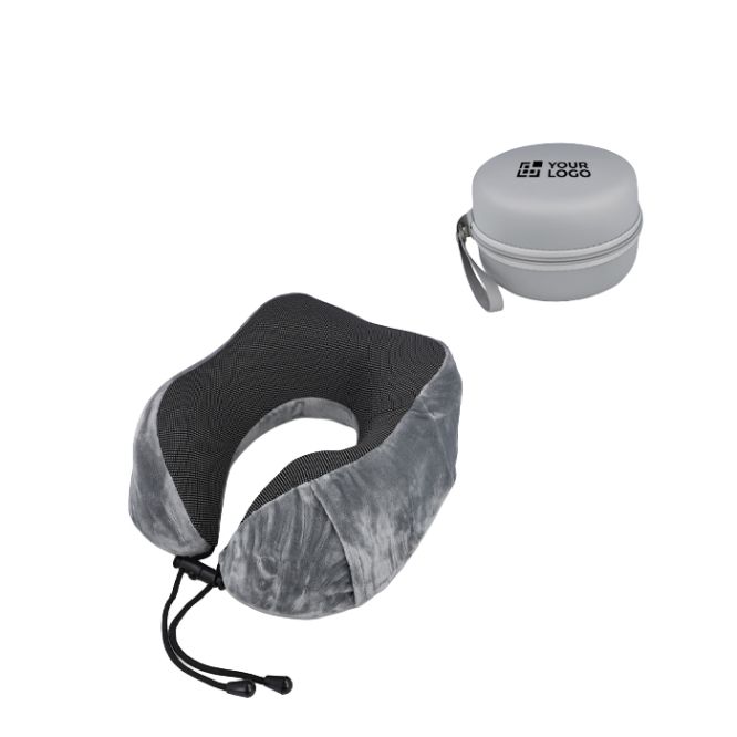 Cuscino da viaggio in memory foam con custodia facile da riporre