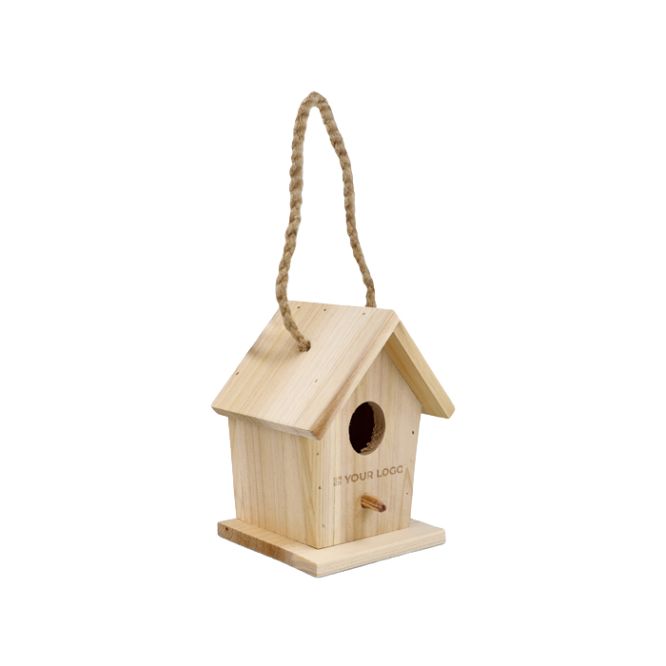 Casetta per uccelli in legno con ingresso frontale da 30 mm per giardino
