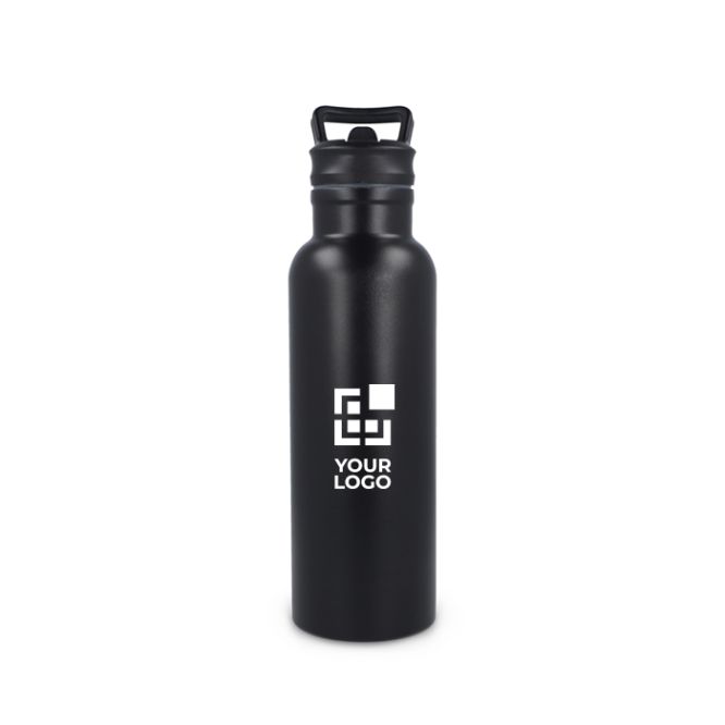 Borraccia termica in acciaio inox con beccuccio e manico coordinato 500 ml