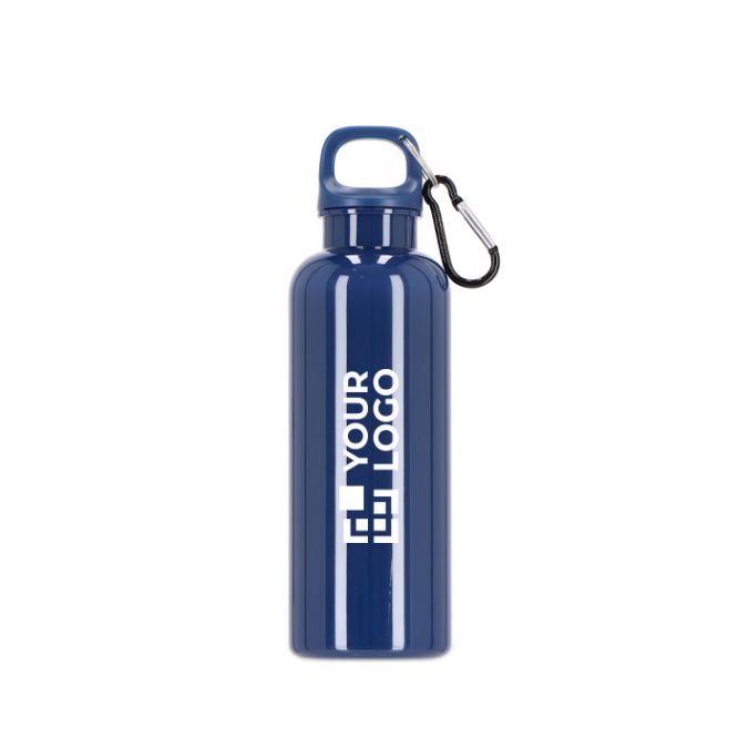 Borraccia di plastica in colori vivaci con tappo coordinato 500 ml