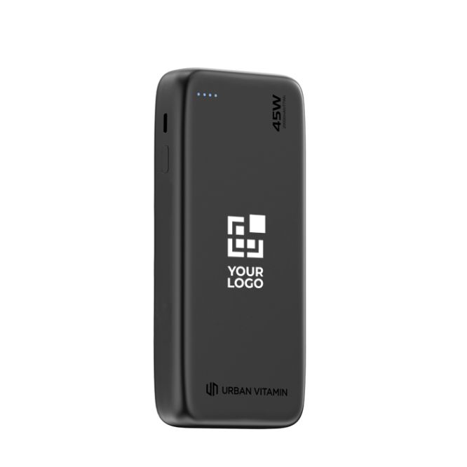 Power bank ecologico con cavo retrattile 45W 20.000 mAh